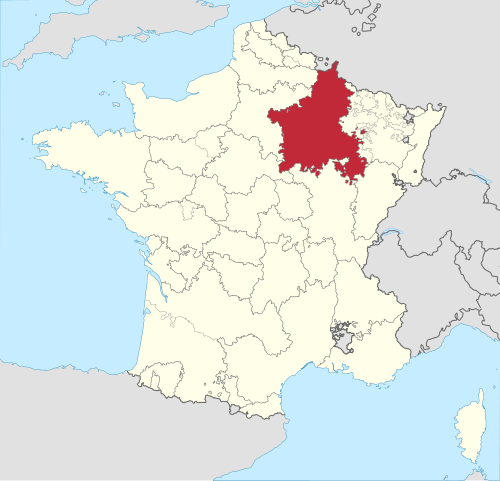 Carte de la Champagne — Champagne